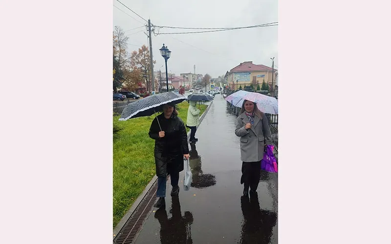 Дождь по асфальту рекою струится....