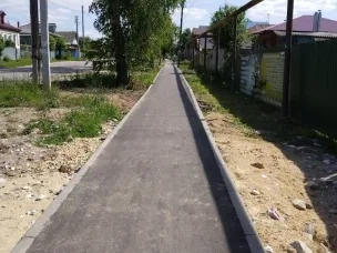 Тротуар на Первомайке