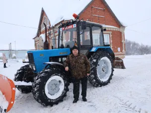 Такого снегопада давно не помнят здешние места...