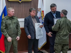 Резервистам «БАРС-НН» присвоили очередные воинские звания и вручили почетные награды