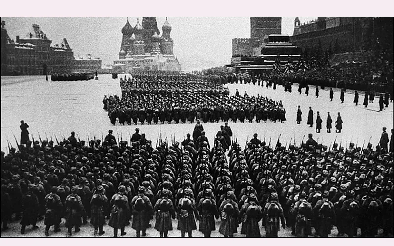 Парад  7 ноября 1941 года в Москве
